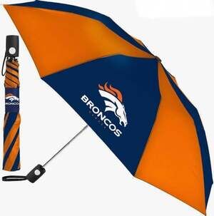 WinCraft NFL Denver Broncos 42-Inch Auto Folding Umbrella